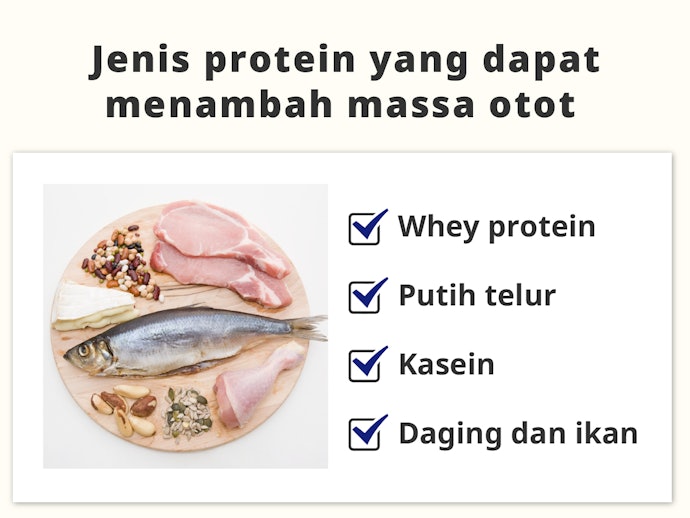 Cek jenis protein yang digunakan