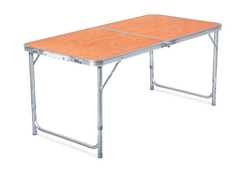 Meja lipat kayu untuk jualan, pilih yang bobotnya ringan atau yang ukurannya besar