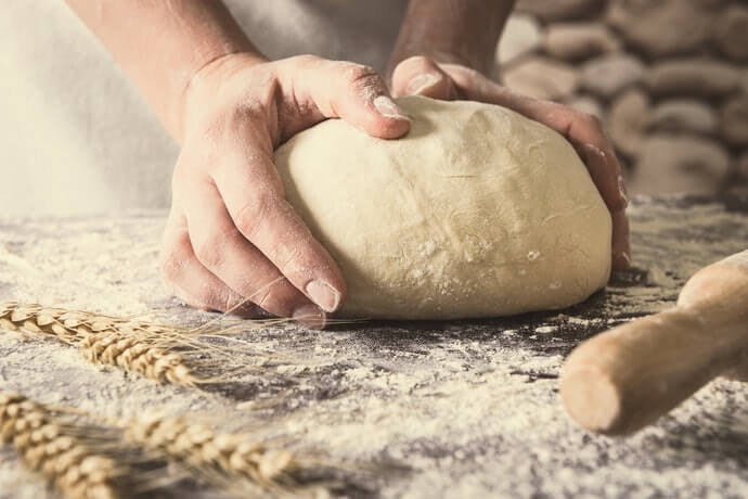 Tepung terigu impor, sesuai untuk orang yang baru belajar membuat roti