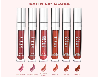 Satin Lip Gloss, tidak lengket dengan hasil bibir yang natural