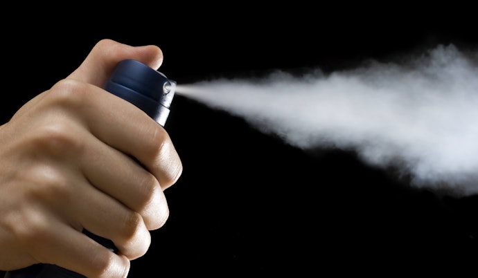 Pertimbangkan aroma deodorant spray