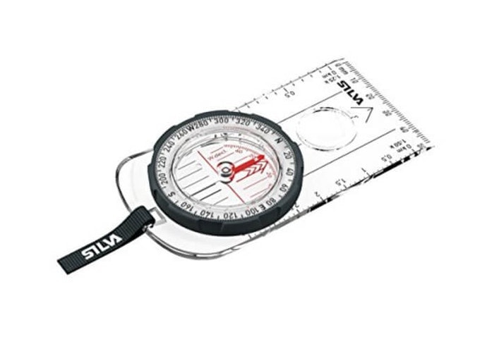 Kompas baseplate, untuk membaca peta dengan lebih akurat