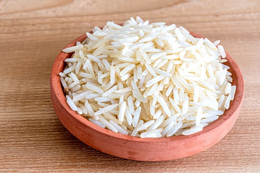 Basmati putih, beras basmati tanpa biji dan kulit