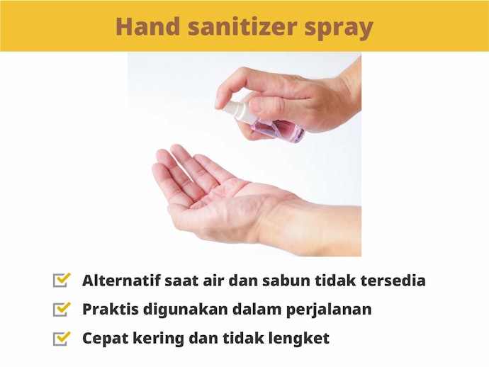 Pentingnya menggunakan hand sanitizer