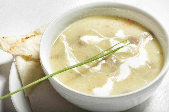 Sup krim polos, rasa autentik yang lembut