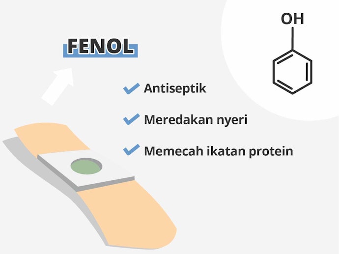 Fenol, antiseptik yang membantu pengelupasan kulit