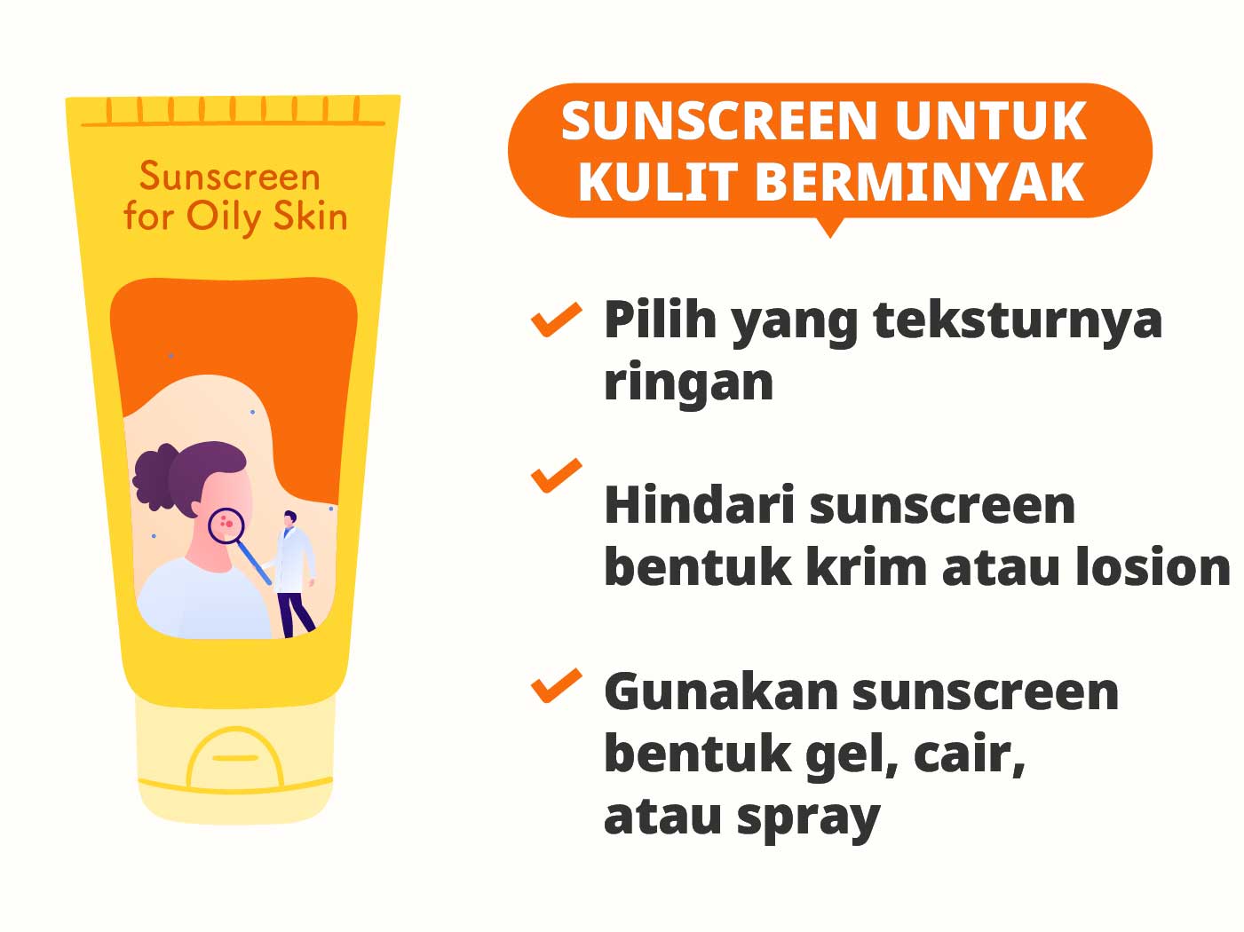 sunscreen bertekstur lightweight