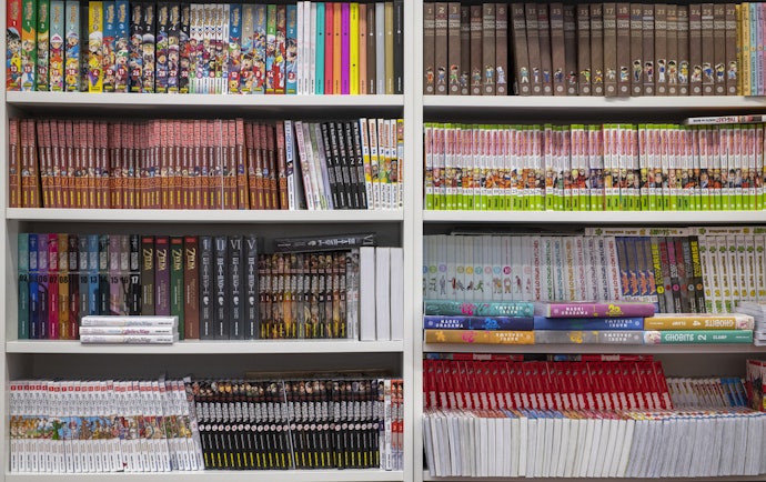 Perhatikan jenis dan jumlah volume manga
