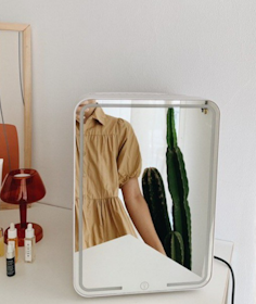 Skincare Mini Fridge Mirror Square 1