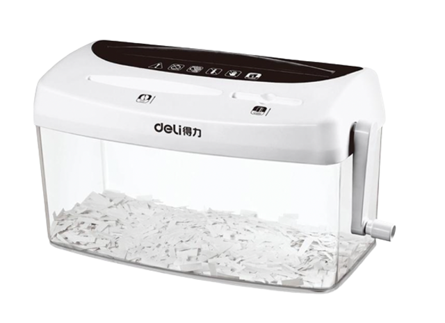 Deli  Alat Penghancur Kertas Manual Mini  1