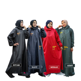Hi-Jas Jas Hujan Gamis Wanita Muslimah 1