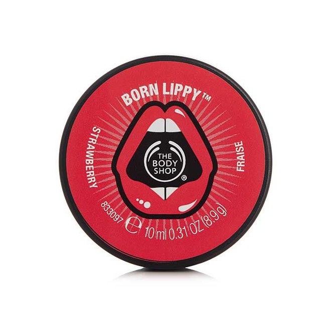 The Body Shop Born Lippy Lip Balm Strawberry 1