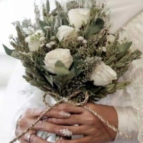 Kemapan Bunga kering pernikahan 1