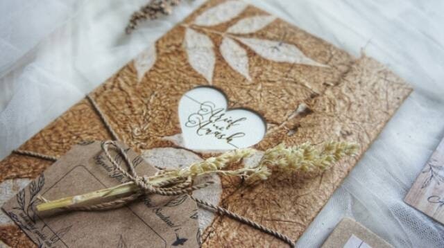Undangan Pernikahan Handmade Daur Ulang 1