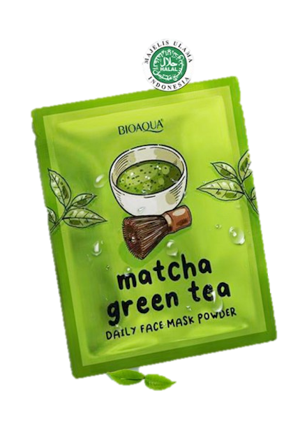 Bioaqua Matcha Green Tea Daily Face Mask Powder 1
