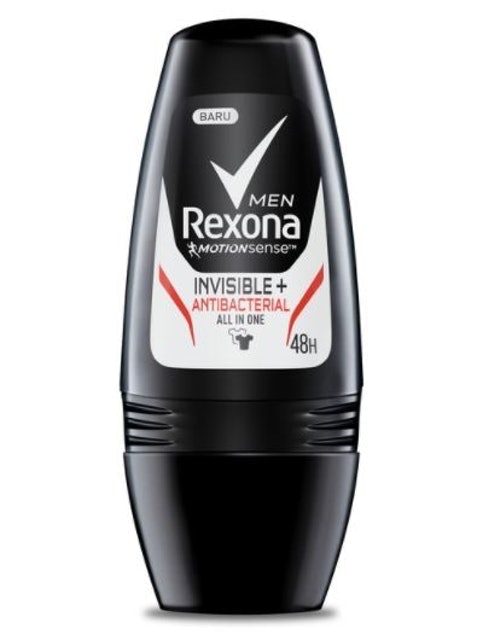 Rexona  Men Invisible + Antibacterial All in One Roll On 1