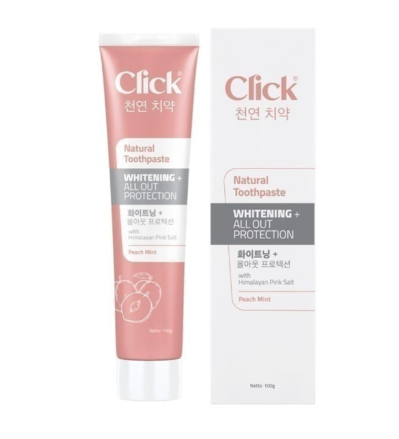 Kino Click Natural Whitening Toothpaste All Out Protection 1