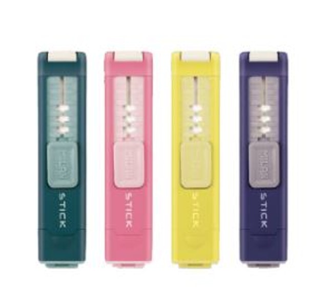 Milan Sharpener + Eraser Stick 1