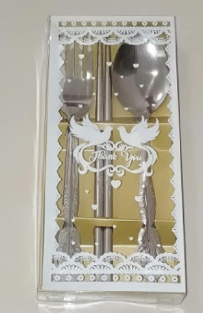 Souvenir Sumpit Sendok Garpu Model Wayang 1