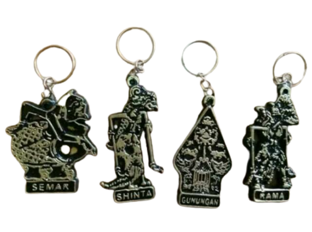 Gantungan Kunci Wayang Rama Sinta 1