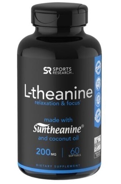 Sports Research L-Theanine with Coconut Oil 1