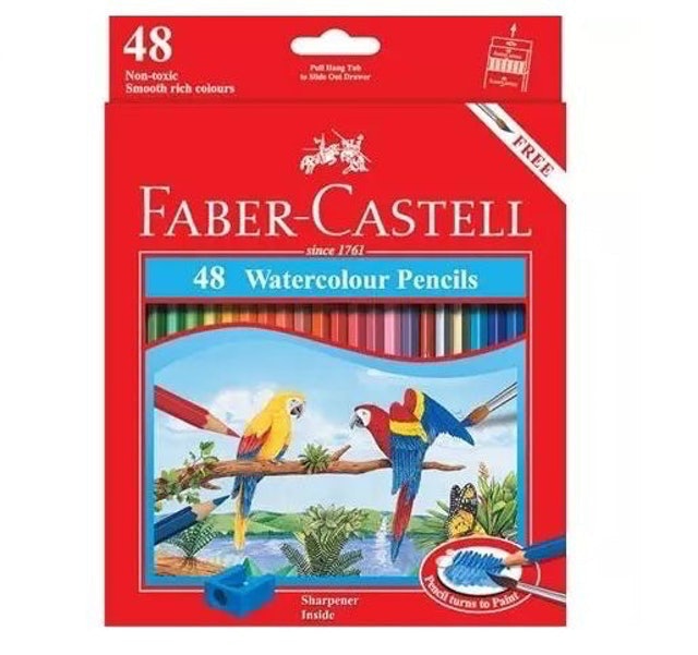 Faber-Castell  48 Watercolour Pencil Parrot 1