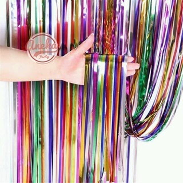Colorful Foil Curtain 1