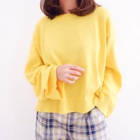 10 Sweater Warna Kuning Terbaik untuk Wanita (Terbaru Tahun 2022) 1
