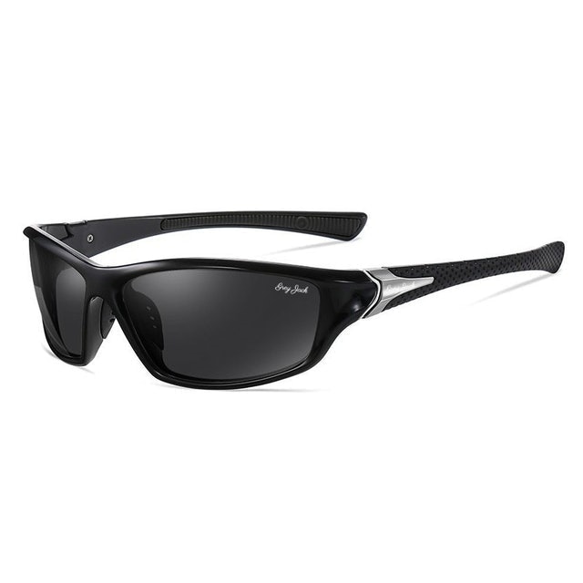 Grey Jack Kacamata Sunglasses Hitam Sport Polarized TR90  1