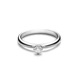 Lino and Sons Giselle Small Platinum Diamond Ring 1