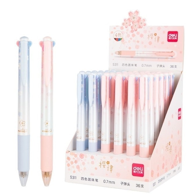 Deli  Pulpen Retractable Sakuraru Series 1