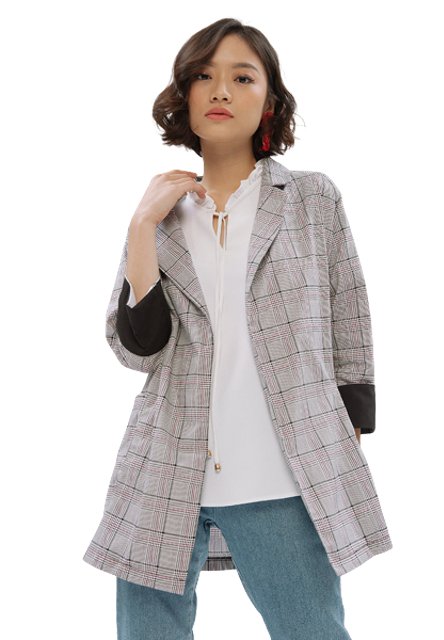 Minimal Plaid Outer 1