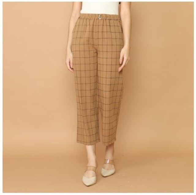 Cammomile Celana Panjang Wanita Kotak-Kotak 1