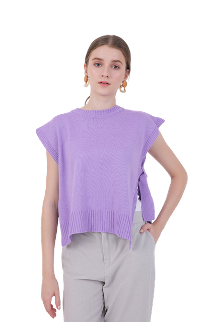 Berrybenka Sofia Miyula Vest Lilac 1