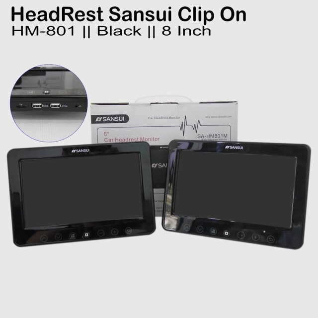 Sansui 8" Car Headrest Monitor 1