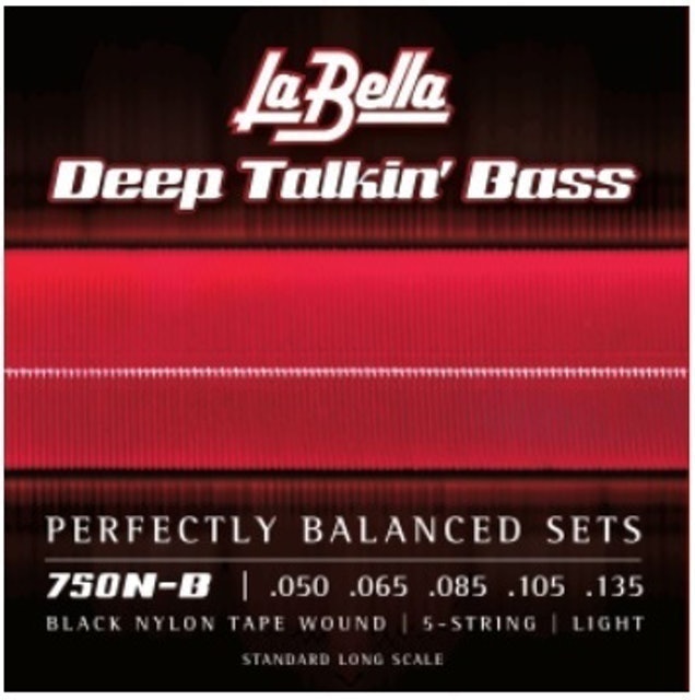 La Bella Black Nylon Tape Wound 1