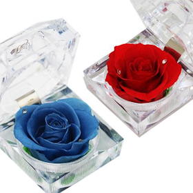 Her Jewelry Her Rose - Rose in Ring Box 1