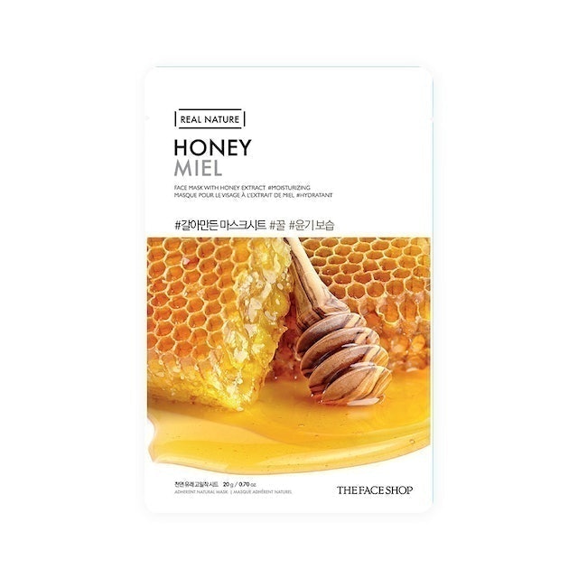 The Face Shop Real Nature Honey Face Mask 1