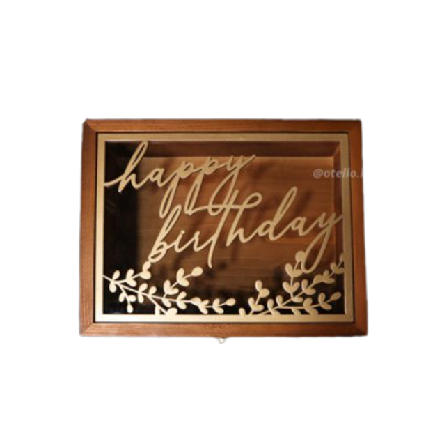 Otello Laser Cut Woodlic Wooden Box  1