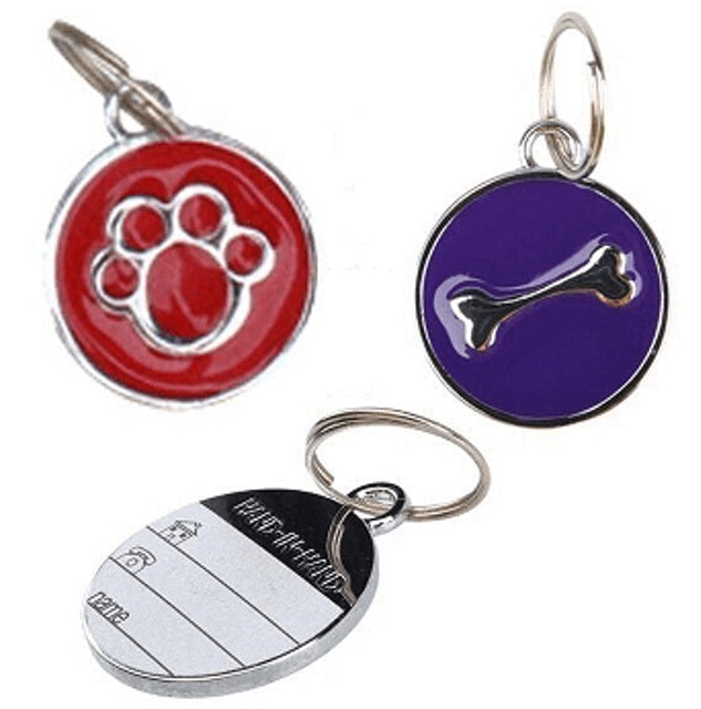 Bandul Kalung Kucing Anjing ID Tag Pengenal 1