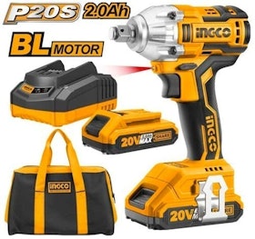 INGCO  MESIN BUKA BAUT CORDLESS 20V (2B&1C) 1