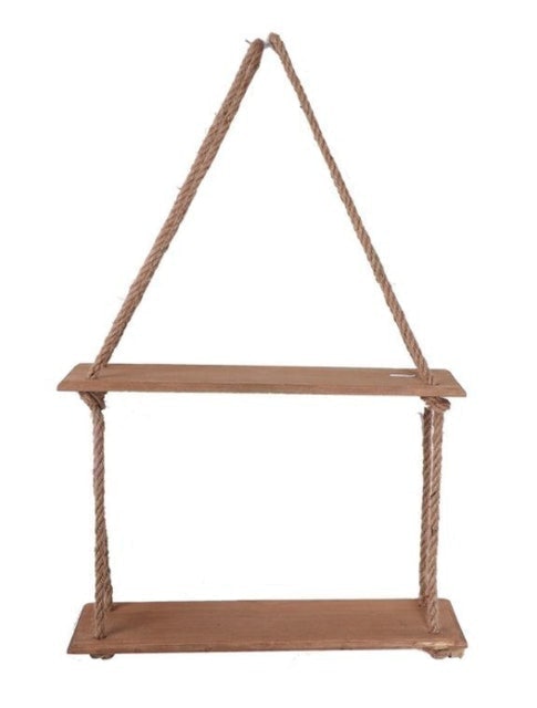 GUNINCO Amtali 2 Rak Dinding Gantung Makrame 1