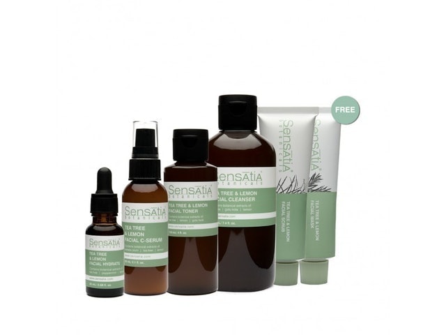 Sensatia Botanicals Deluxe Skincare Set - Oily to Acne-Prone Skin 1
