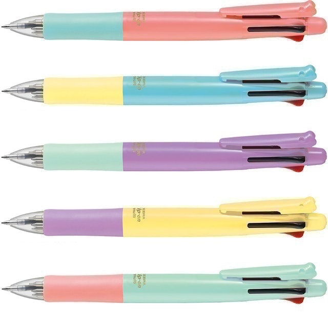 Zebra Clip-on multi Pastel Two Tone  1