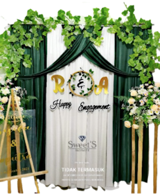 Sweet's Moment Paket Backdrop Lamaran 1
