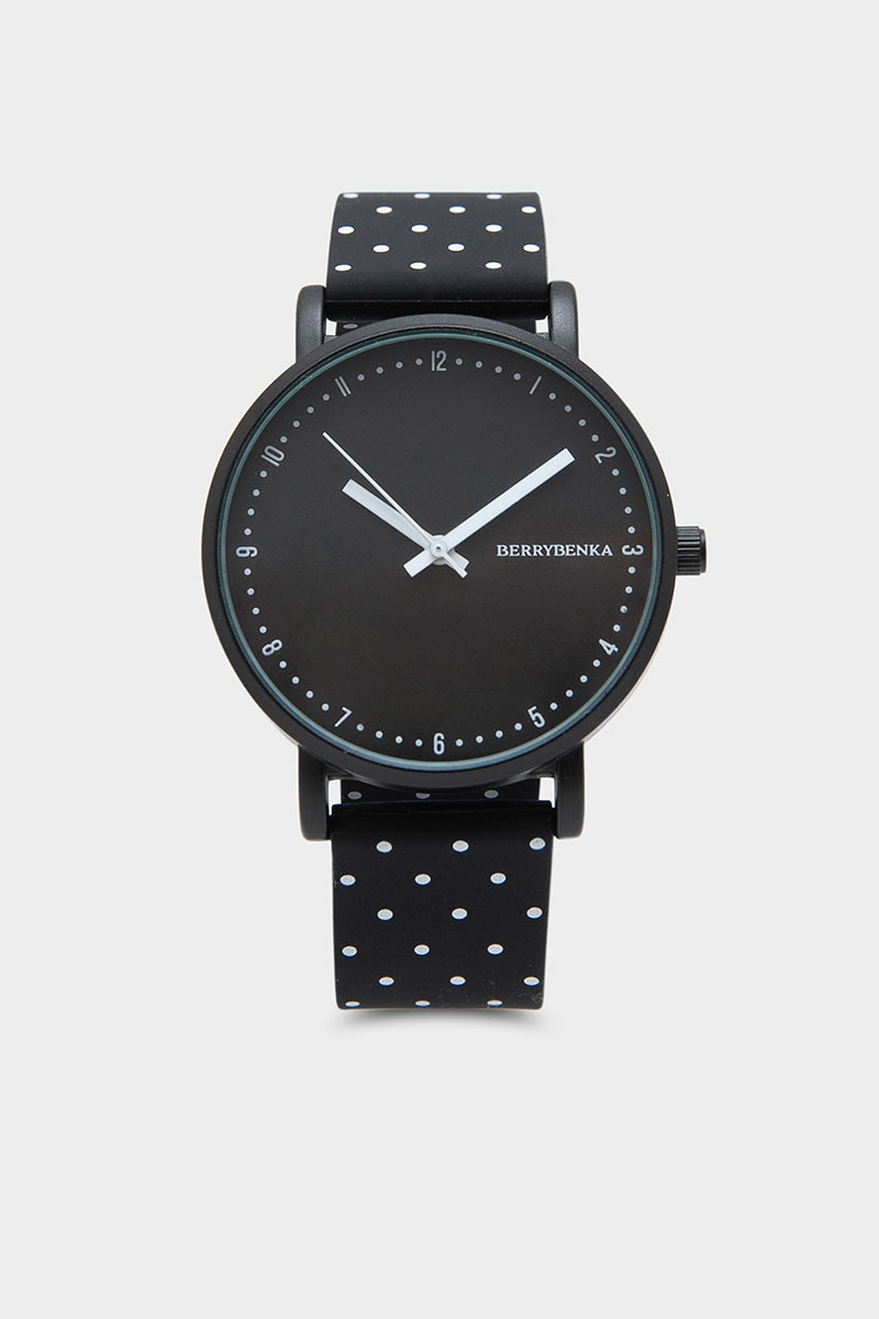 Berrybenka Sofia Jennie Polkadot Black 1