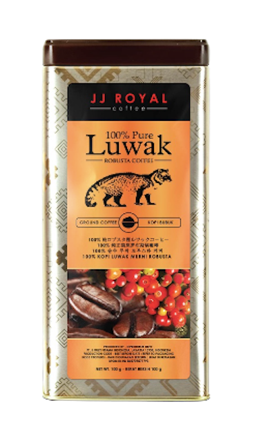 JJ Royal Coffe 100% Pure Luwak Ground 1