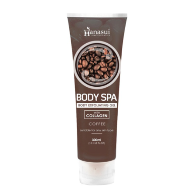 Hanasui Body Spa Exfoliating Gel Coffee with Collagen 1