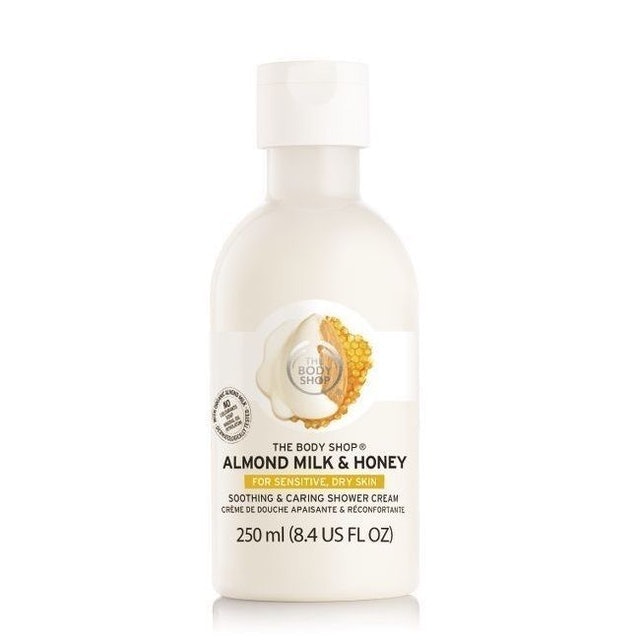 The Body Shop Almond Milk & Honey Soothing & Caring Shower Cream 1