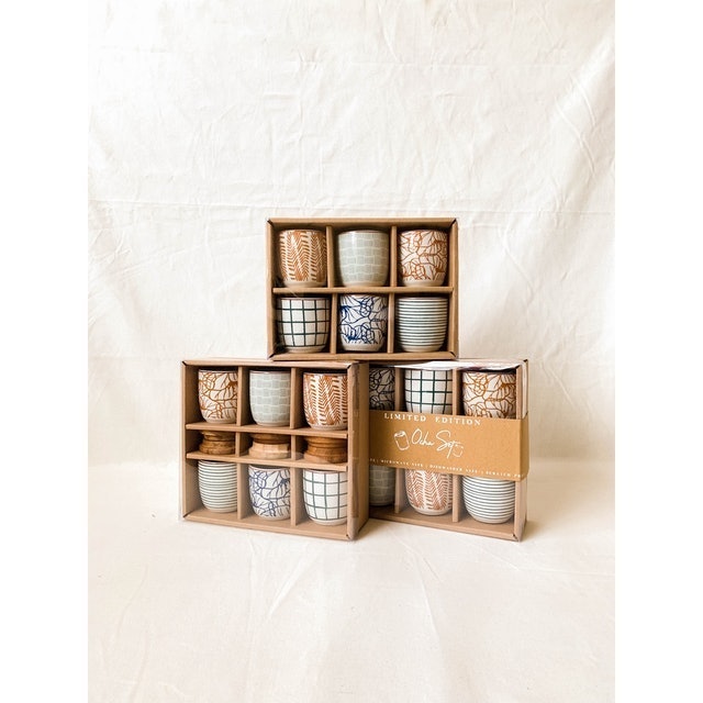 Carramica Gelas Keramik Ocha Floco Gift Set 1